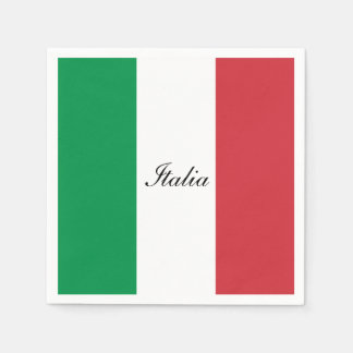 Flagga av Italien Pappersservett