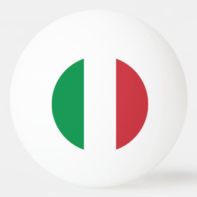 Flagga av Italien Pingisboll (Framsidan)