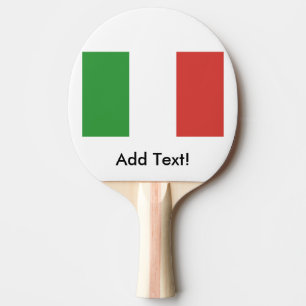 Flagga av italien pingisracket