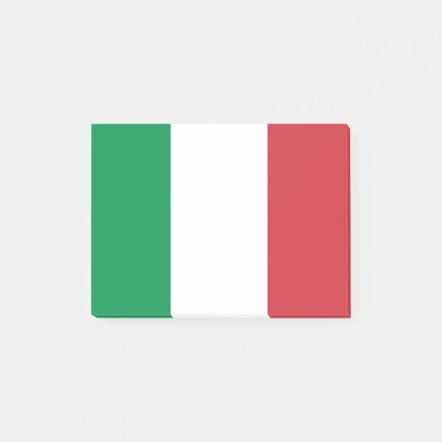 Flagga av italien Postar-it® noterar Post-it Block (Framsida)