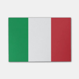 Flagga av italien Postar-it® noterar Post-it Block