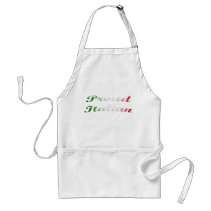 Flagga av italien. Stolt Italian. Förkläde