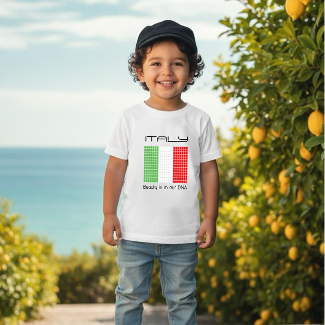 Flagga av Italien T Shirt (Skapare uppladdad)