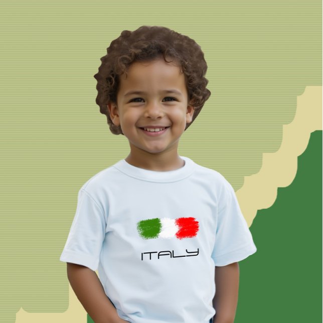 Flagga av Italien T Shirt (Skapare uppladdad)