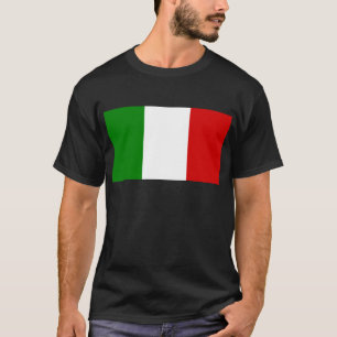 Flagga av italien tee shirt