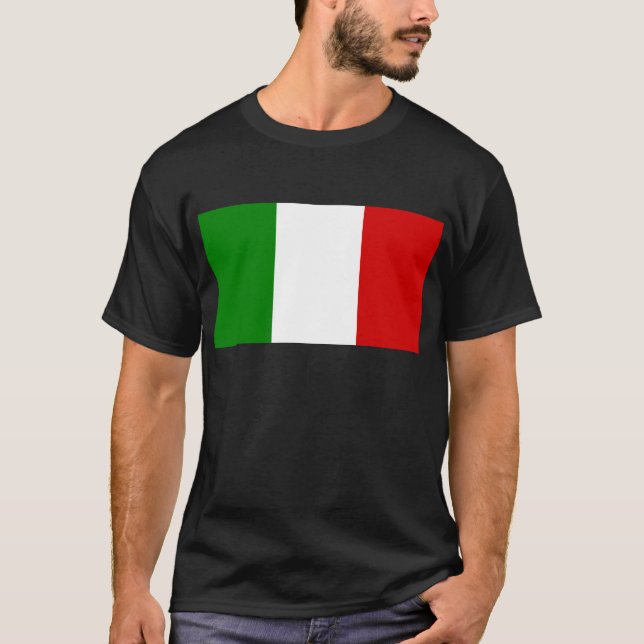 Flagga av italien tee shirt (Framsida)