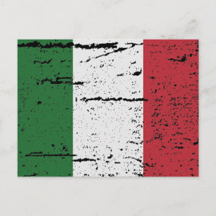 FLAGGA AV ITALIEN VYKORT