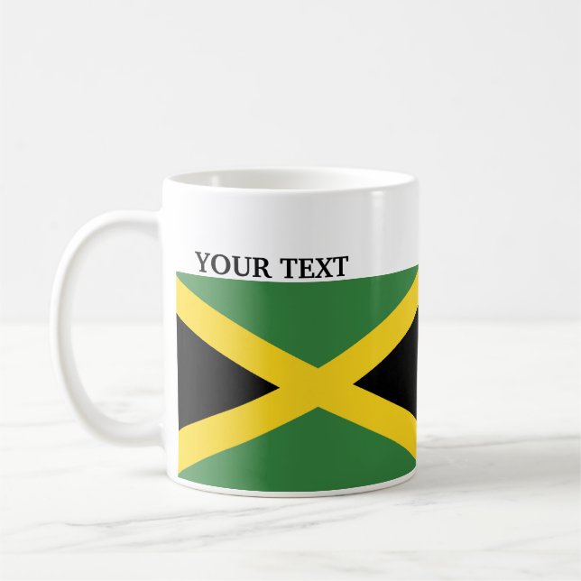 Flagga av Jamaica Kaffemugg (Vänster)