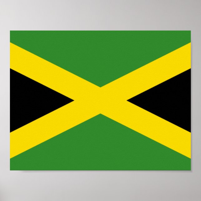 Flagga av Jamaica Poster (Framsidan)