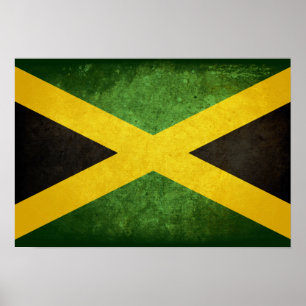 Flagga av Jamaica Poster