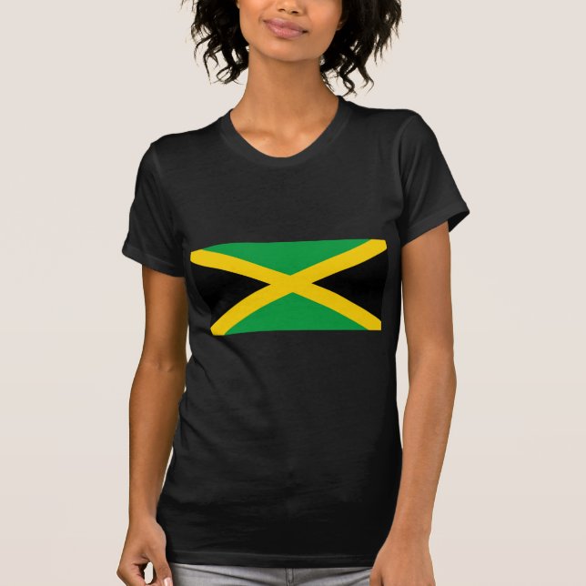 Flagga av Jamaica T Shirt (Framsida)