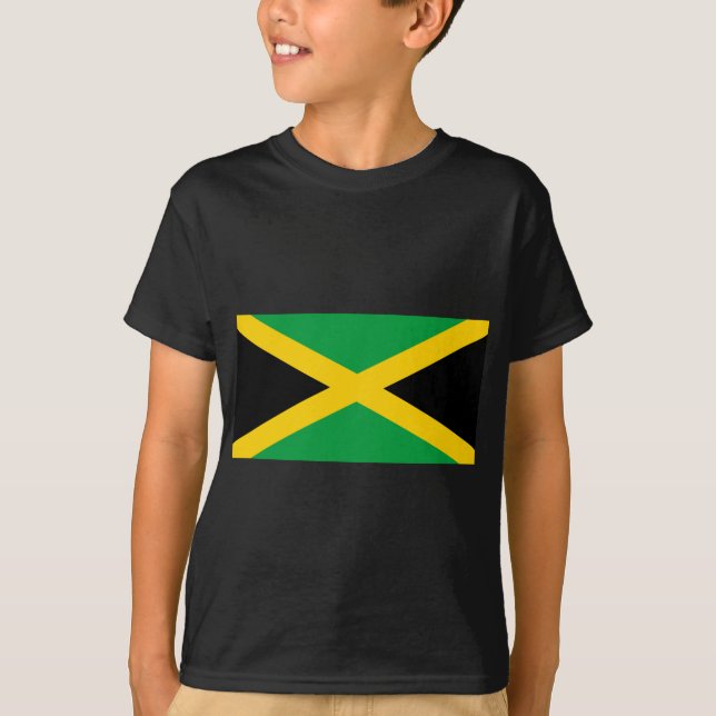 Flagga av Jamaica Tee (Framsida)