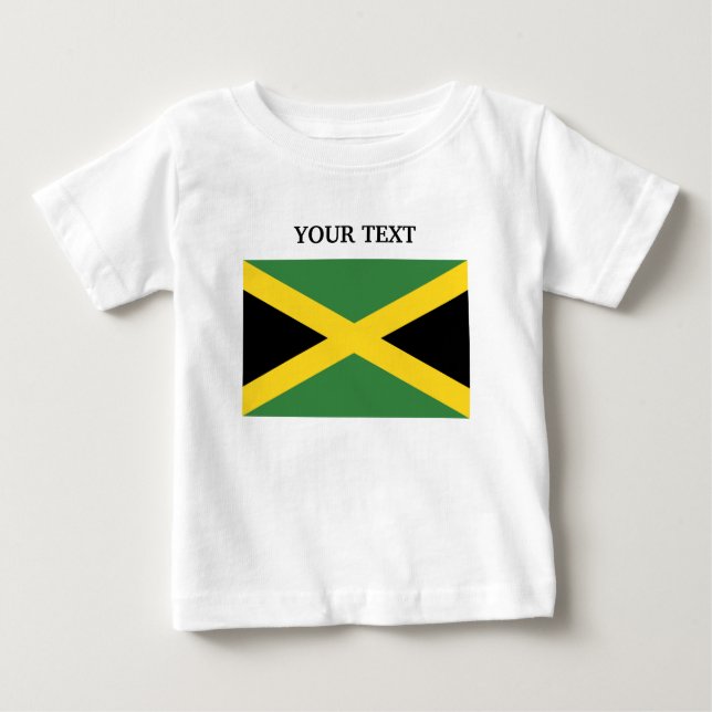 Flagga av Jamaica Tee (Framsida)