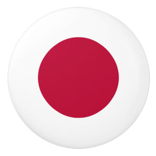 Flagga av Japan Ceramic Knob Knopp