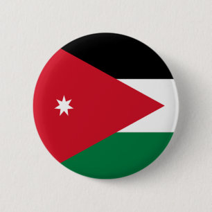 Flagga av Jordanien Knapp