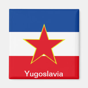 Flagga av Jugoslavien Magnet