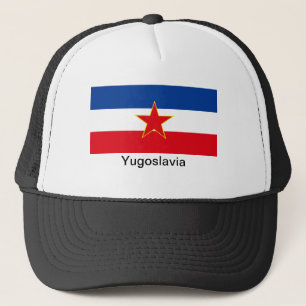 Flagga av Jugoslavien Truckerkeps