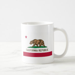 Flagga av Kalifornien Kaffemugg