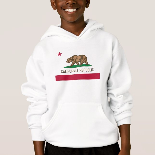 Flagga av Kalifornien Tee Shirt (Framsida)