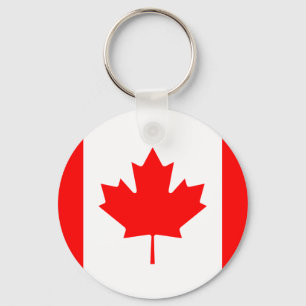 Flagga av Kanada Keychain Nyckelring