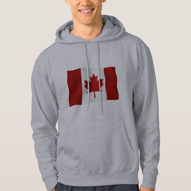 Flagga av Kanada l'Unifolié Sweatshirt (Framsida)