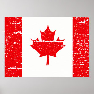 FLAGGA AV KANADA POSTER