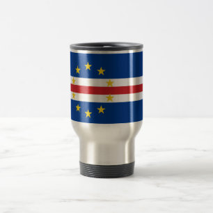 Flagga av Kap Verde reser/pendlaremuggen Resemugg
