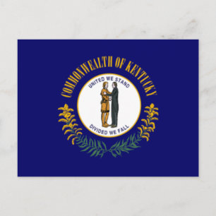 Flagga av Kentucky Vykort