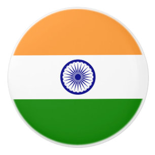Flagga av keramiskt knopp från Indien