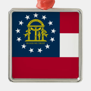 Flagga av keramiskt ornament i Georgien (USA)