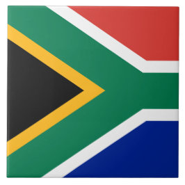 Flagga av keramiskt plattor av sydlig Afrika Kakelplatta