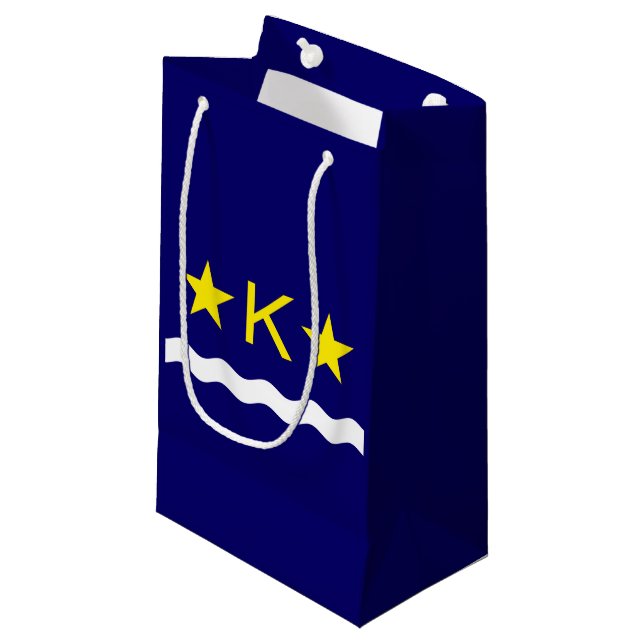 Flagga av Kinshasa, Congo Small Gift Bag (Framsidan Vinklad)
