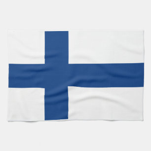 Flagga av köksduk i Finland Kökshandduk