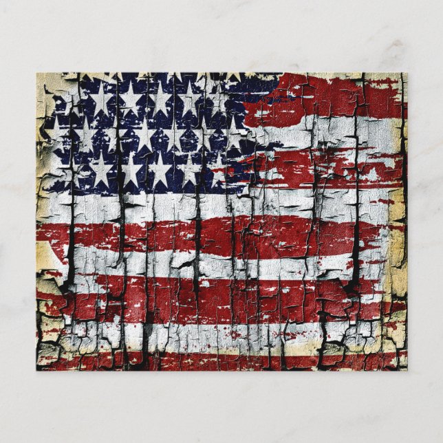 Flagga av krackat trä (Framsida)