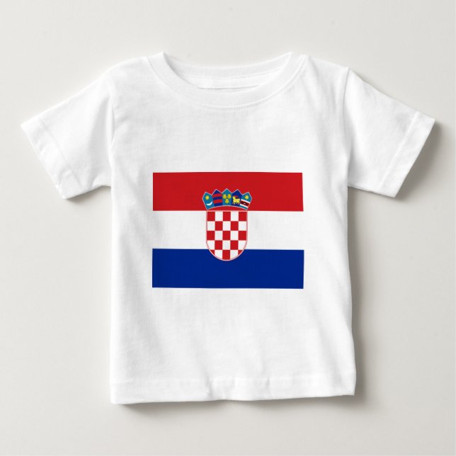 Flagga av Kroatien Tee (Framsida)