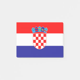 Flagga av Kroatiens Post-it®-anteckningar Post-it Block