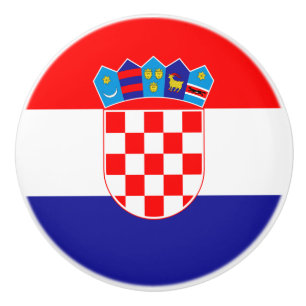 Flagga av kroatiska keramiska knoppar