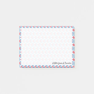Flagga av Kuban Emojis Post-it Block