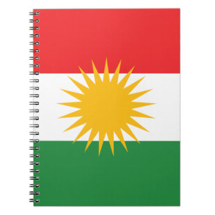 Flagga av kurdistanen (den Alay kurdistanen eller Anteckningsbok