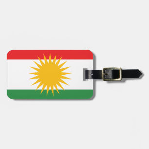 Flagga av kurdistanen (den Alay kurdistanen eller Bagagebricka