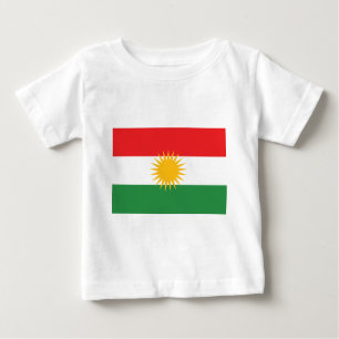 Flagga av kurdistanen (den Alay kurdistanen eller T-shirt