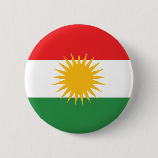 Flagga av kurdistanen; Kurd; Kurdish Knapp