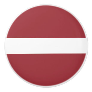 Flagga av Lettlands keramiska knopp