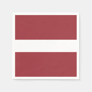 Flagga av Lettlands Pappra blöjor Pappersservett