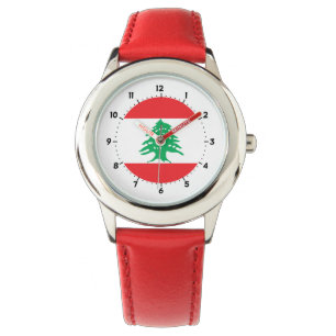 Flagga av Libanon Armbandsur