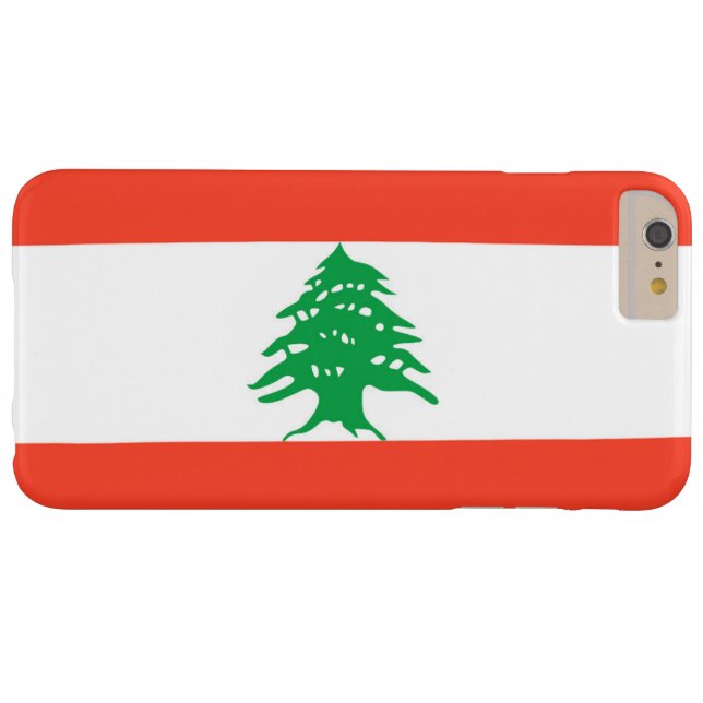 Flagga av Libanon Case-Mate iPhone Skal (Baksidan Horisontell)