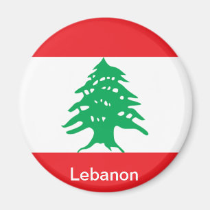 Flagga av Libanon Magnet