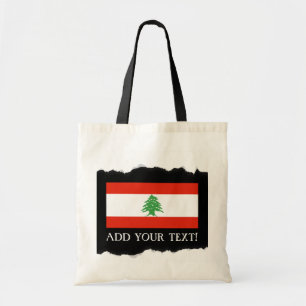Flagga av Libanon Tygkasse