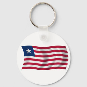 Flagga av Liberia Nyckelring