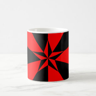 Flagga av libertansk socialism kaffemugg